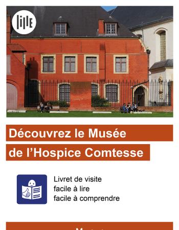 Couverture du livret FALC avec un visuel du musée vu depuis l'îlot Comtesse